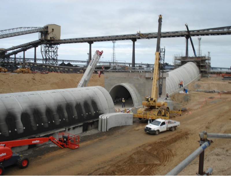 Waterproofing Concrete Tunnel for CQPA Gladstone